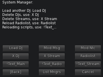 Manager Menu