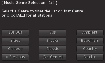 Music Genre Selection